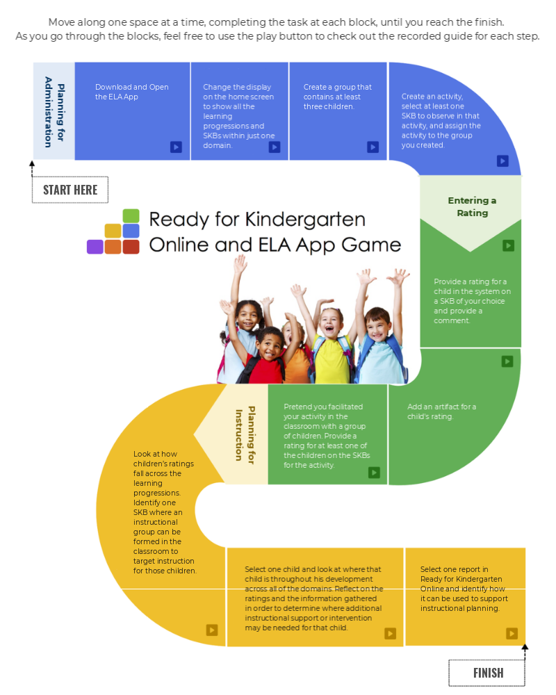 ELA Game Board Interactive