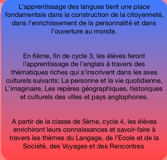 faire rencontres anglais